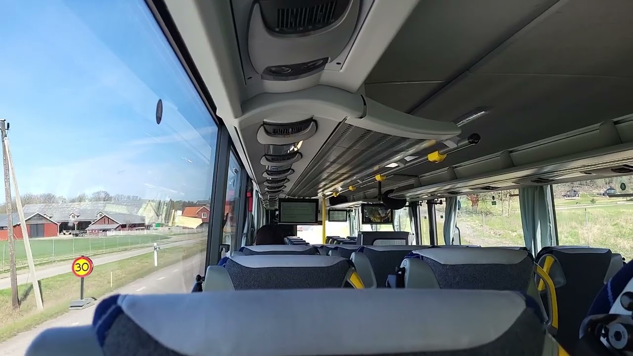 Sörmlandstrafiken Linje 802 Trosa hamn-Vagnhärads station med Nobina 4006