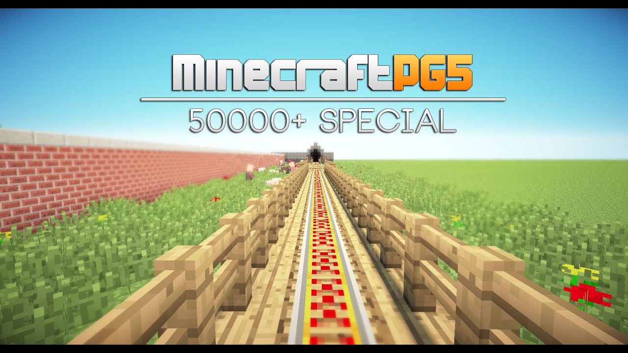Roller Coaster - 50000 special - minecraftpg5 history tour