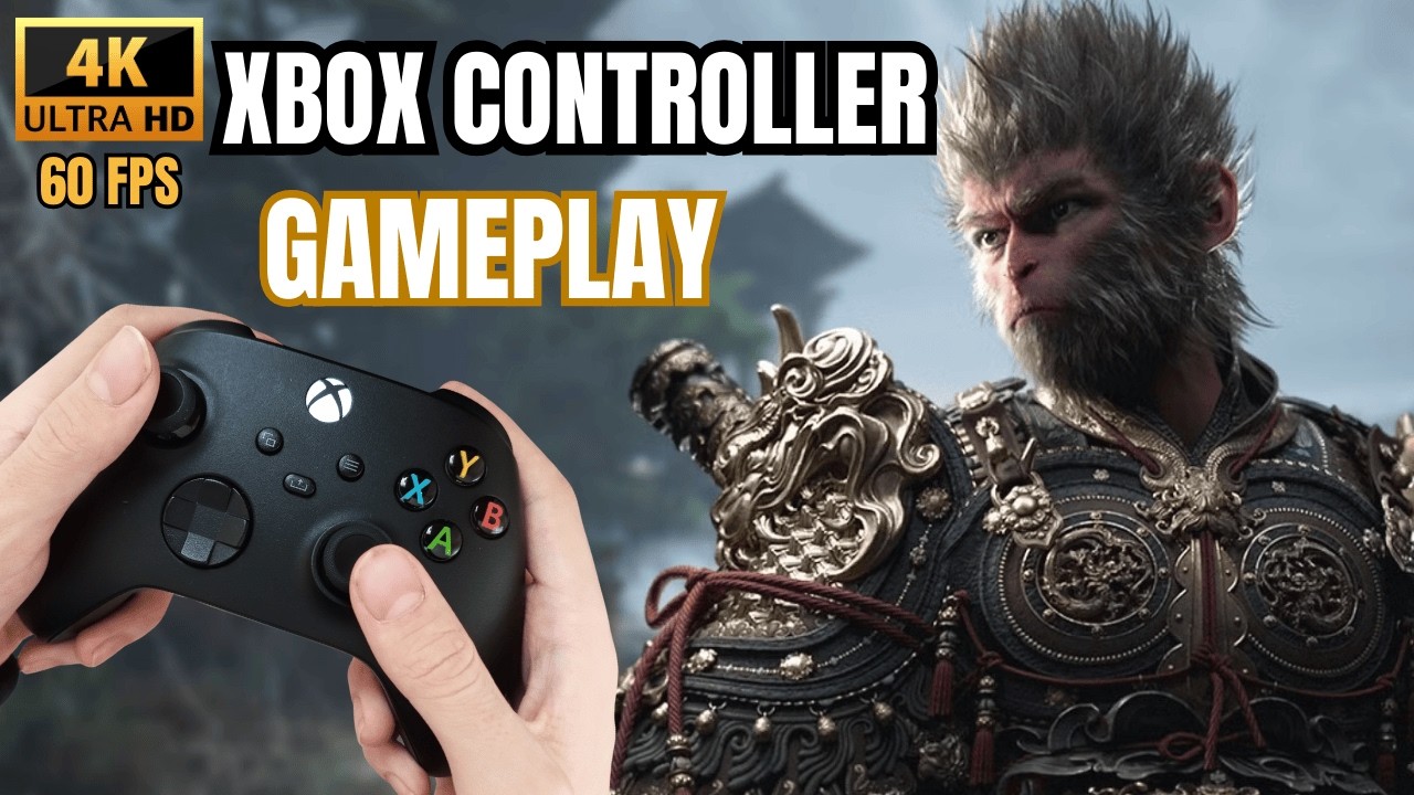 Xbox Controller on PC-Black Myth Wukong Gameplay | 4K 60FPS