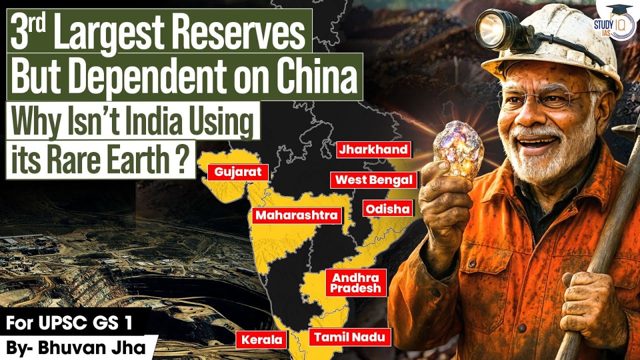 India’s Rare Earth Treasure vs China’s Global Control | India VS China: Rare Earth Minerals Battle