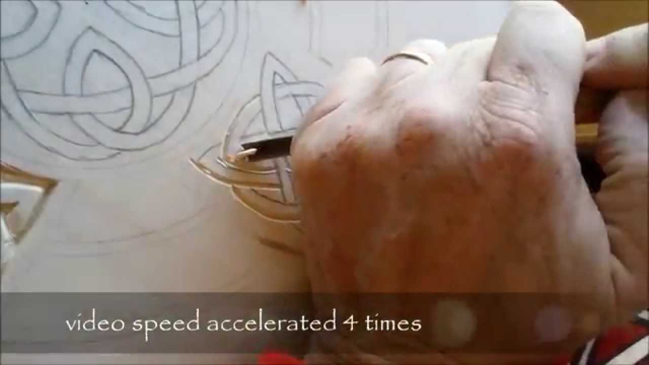 Carving a Celtic Cross