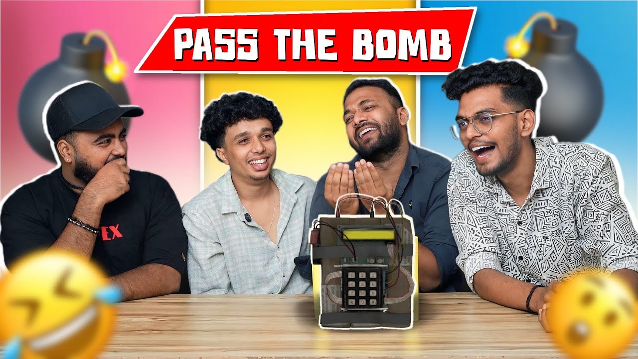 PASS THE BOMB FOOD CHALLENGE 💣😂