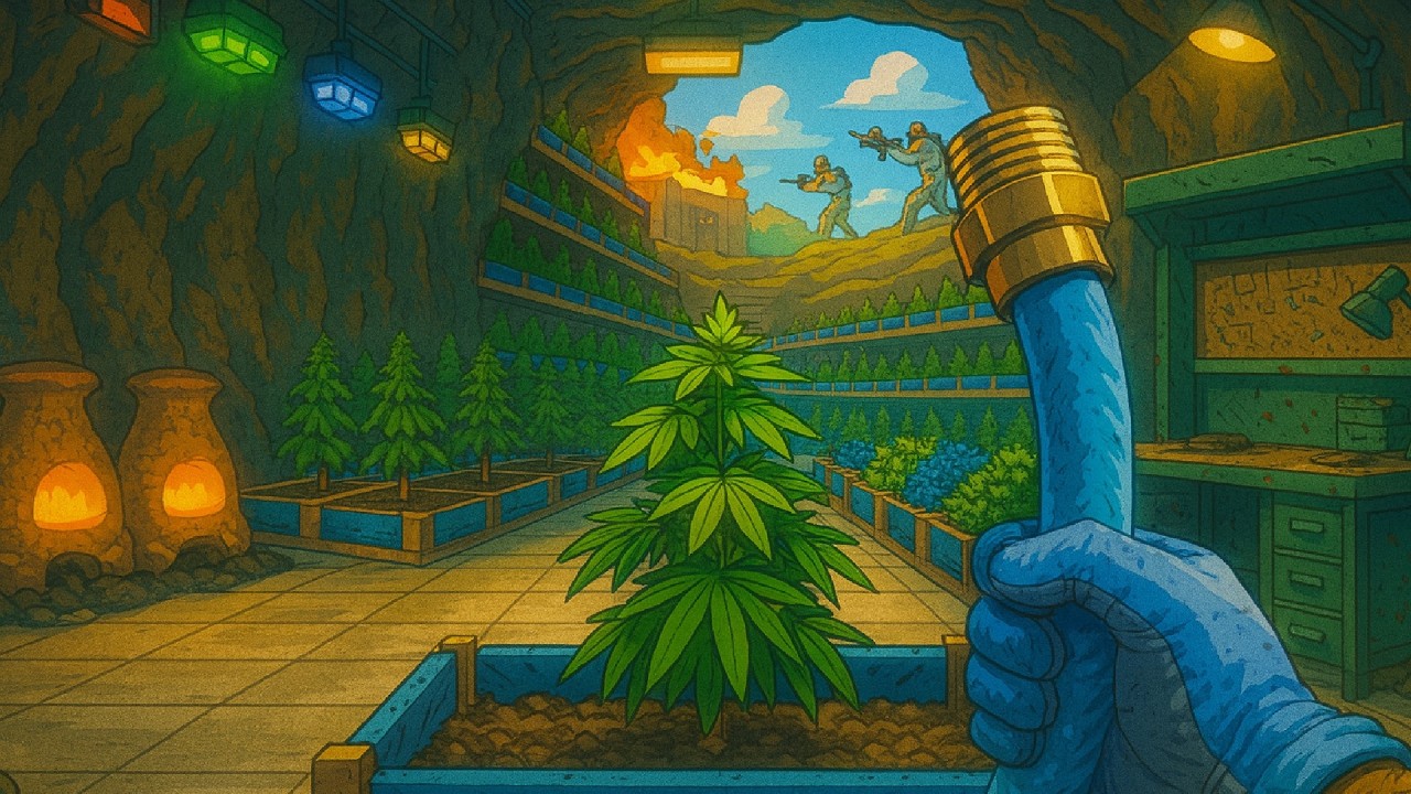How I turned a Cave into an Unraidable Farm Base on a 1000 pop server