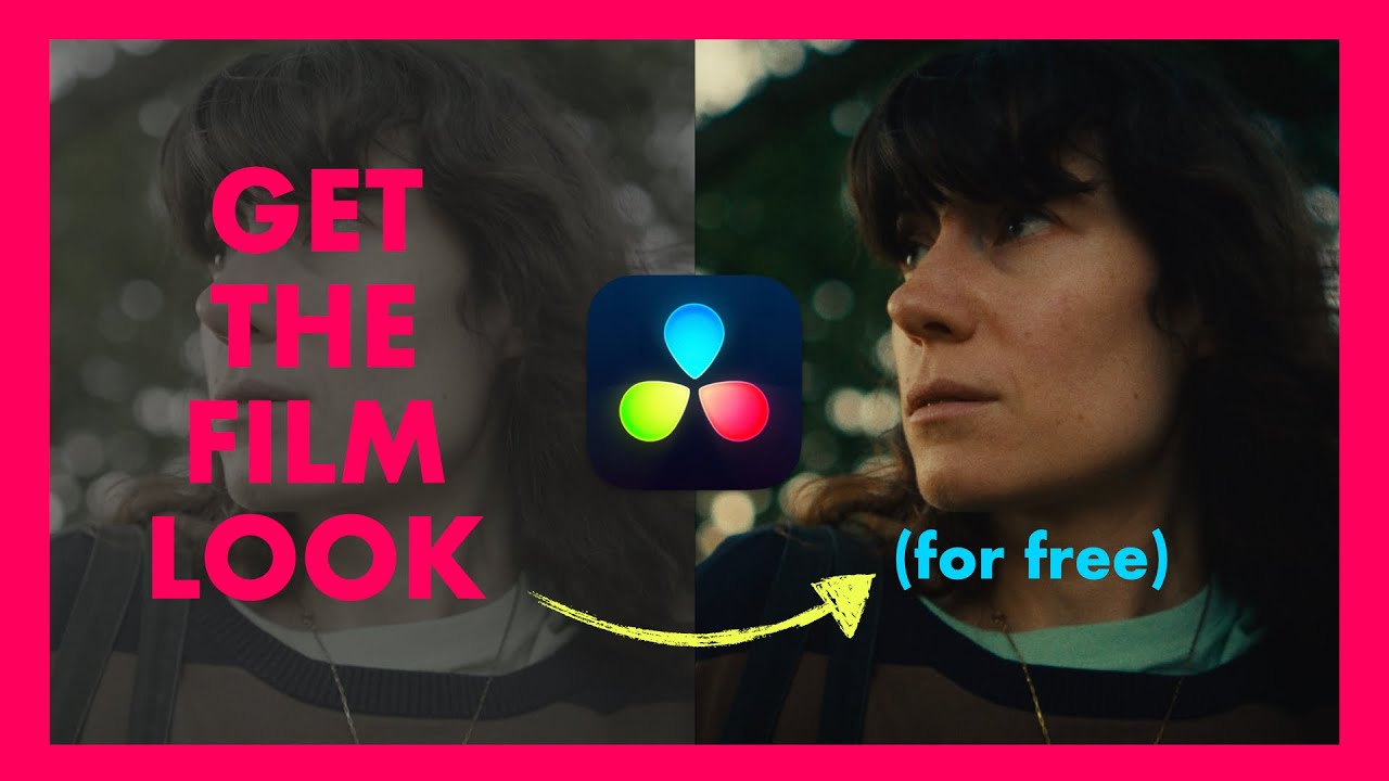 How to get the film look | Resolve colour grading tutorial ANY camera!