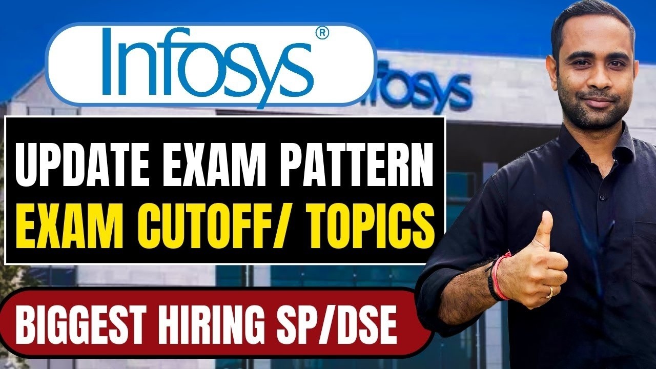 Infosys Biggest Hiring | Updated Exam pattern | Exam Cutoff | Important Topics