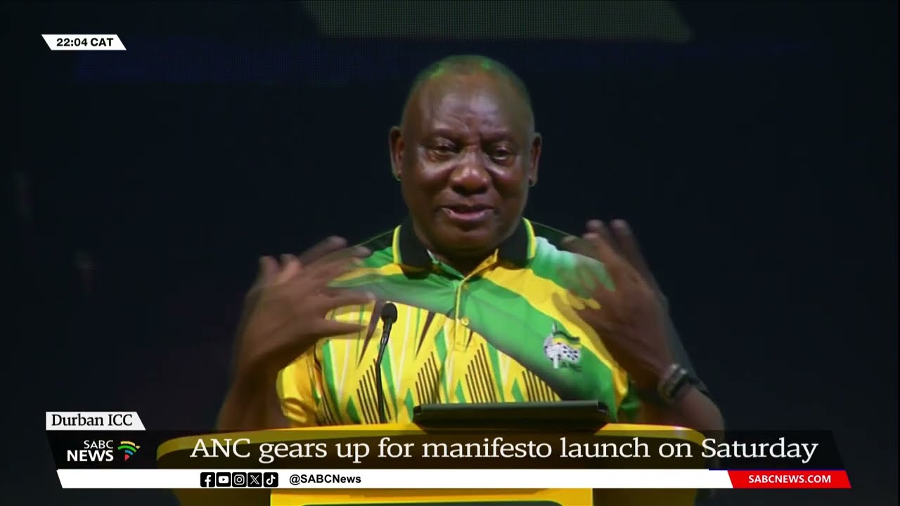 ANC Manifesto Launch | 'This ANC government will not leave anyone behind': Ramaphosa