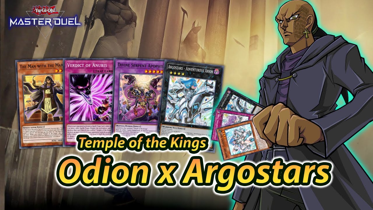 Odion Argostars Trap Deck Master Duel 2025 | Temple of the Kings & Anubis the Last Judge Combo Guide