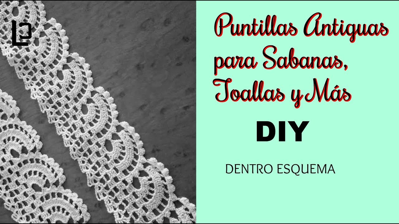 Puntilla de crochet antigua: DIY