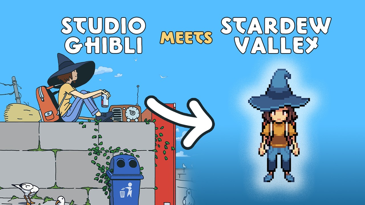Мы создаём уютную пиксельную игру! (Stardew встречает Studio Ghibli) | Девлог №1