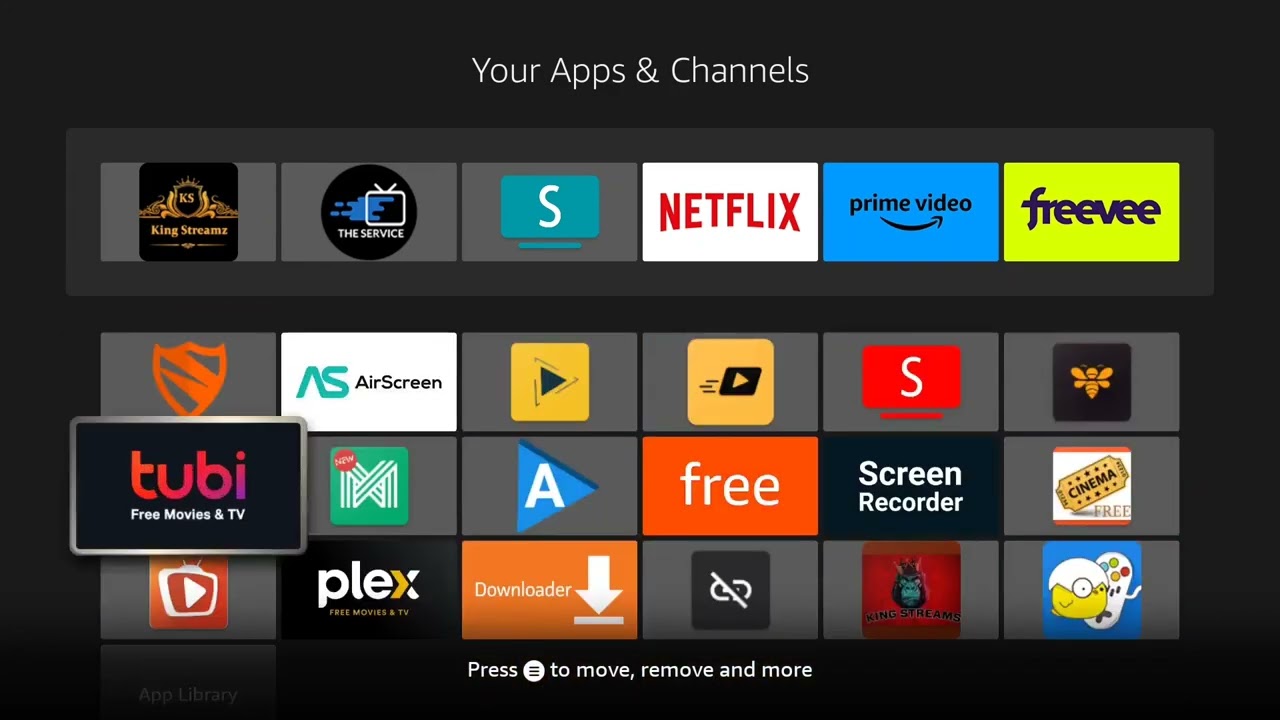 Missing installed firestick apps