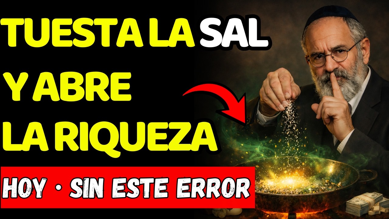 Tuesta la SAL HOY: el error que hace que tu dinero se vaya | Sabiduría judía