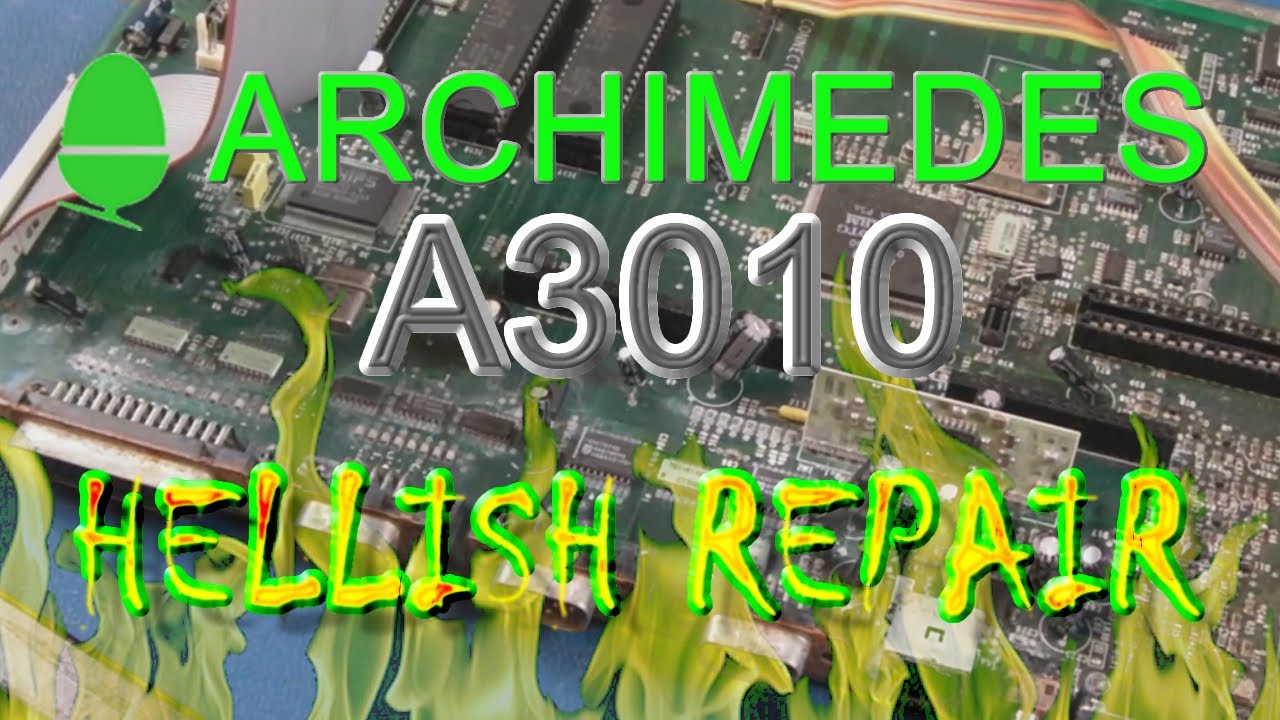 Acorn Archimedes A3010 Hellish Corrosion Repair Part 1 (Ouch, surely this is past it?)