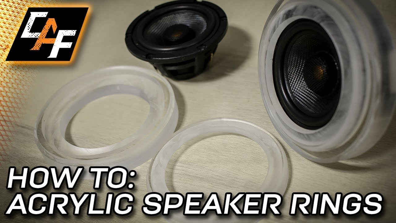 Better Speaker Rings Better Sound - Acrylic Adapter - CarAudioFabrication