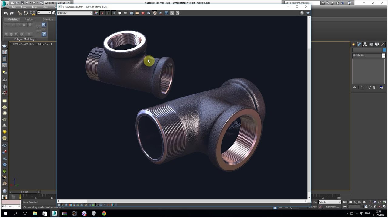 3DsMax для начинающих - Урок 7. Моделим тройник