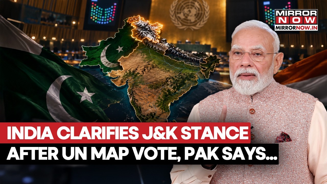 India-Pakistan Tensions: India's Stand On J&K Sparks Pakistan Fury After UN Map Vote | WATCH