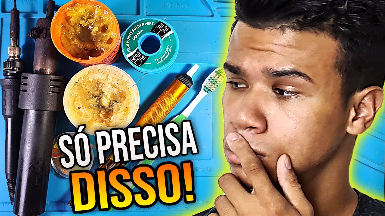 Ferramentas Para Trabalhar Com Solda no Conserto de Celular (E Como Usar)