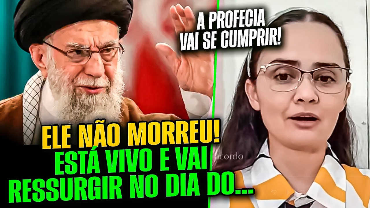 ESTÃO MENTINDO! ALI KHAMENEI NÃO MORREU! A PROFECIA VAI SE CUMPRIR!