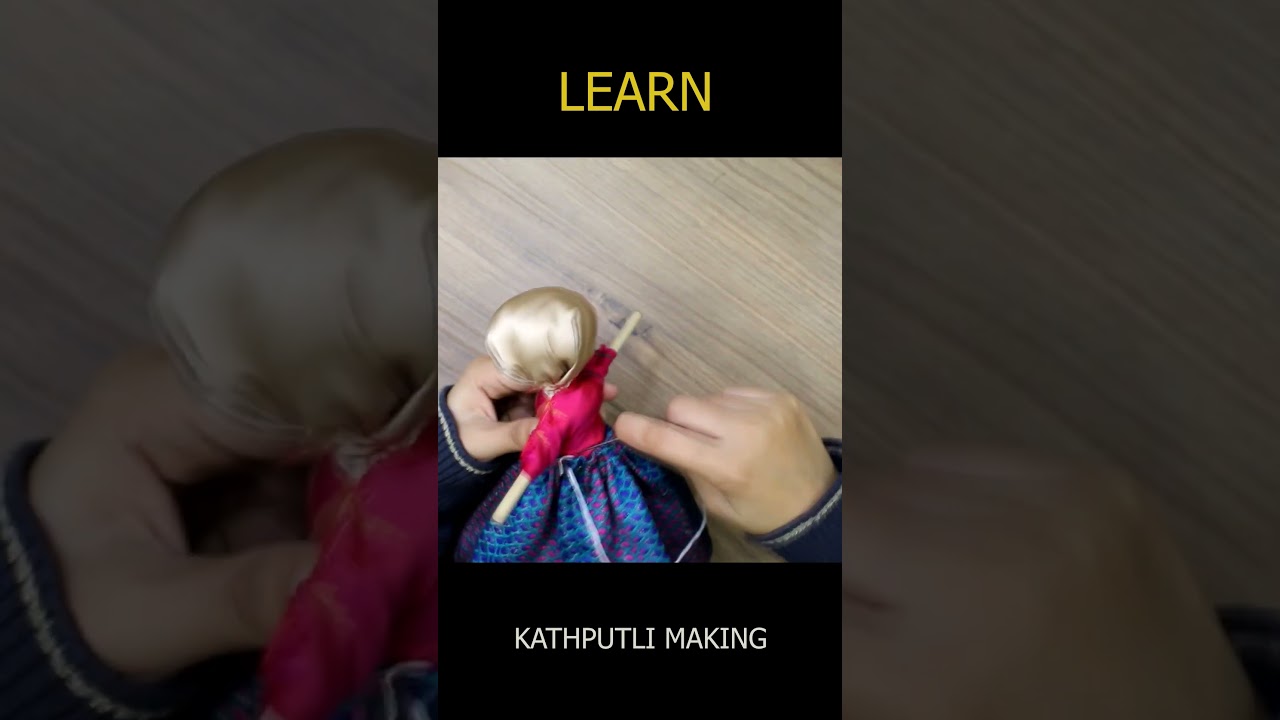 Crafting Kathputli: Step-by-Step Tutorial | DIY at Home | Sonalika e-Gurukul  #diycrafts #handmade