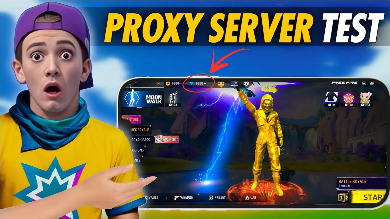 I Tried Proxy Server In Free Fire 😲 Golden Criminal , All Elite Pass etc 😈 Nalla Free Fire