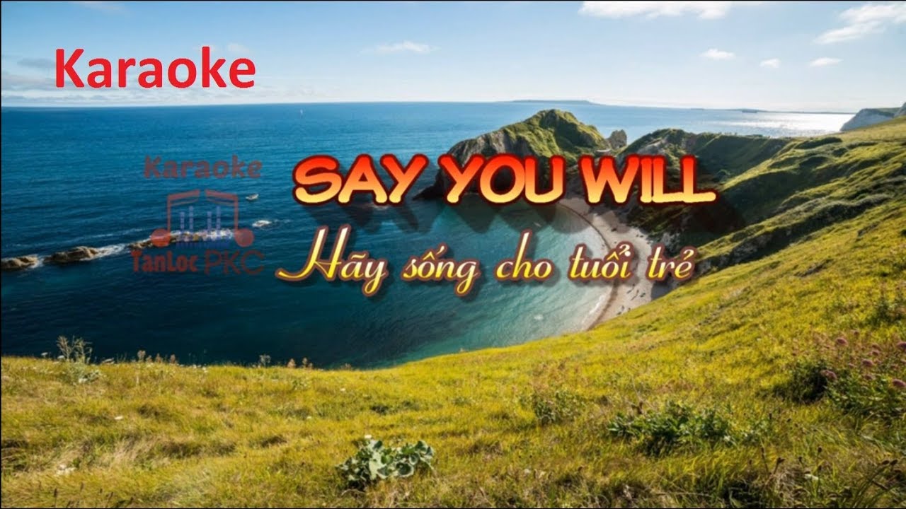KARAOKE SAY YOU WILL - Hãy sống cho tuổi trẻ (Song ngữ)