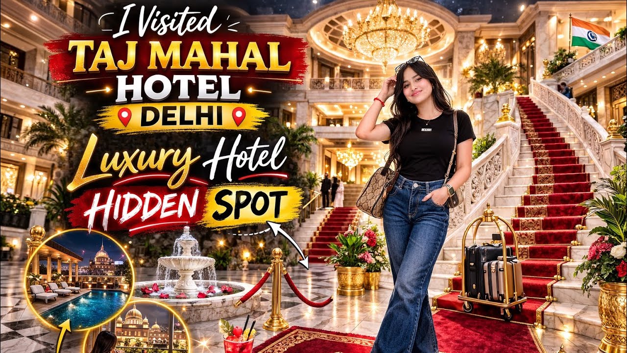 Inside Taj Mahal Hotel Delhi 😍 | Luxury 5 Star Hotel Tour | Hidden Luxury Spot in Delhi Vlog