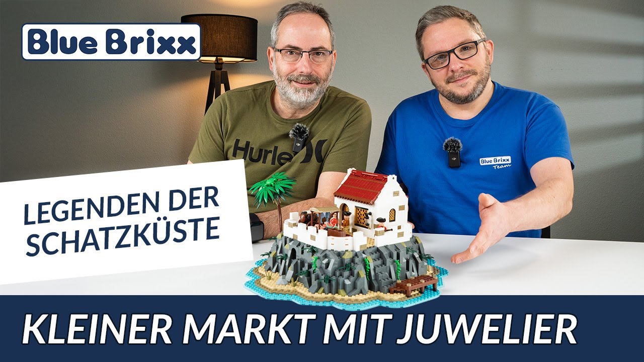 Explosion inklusive! Der kleine Markt mit Juwelier aus Klemmbausteinen erobert die Schatzküste!