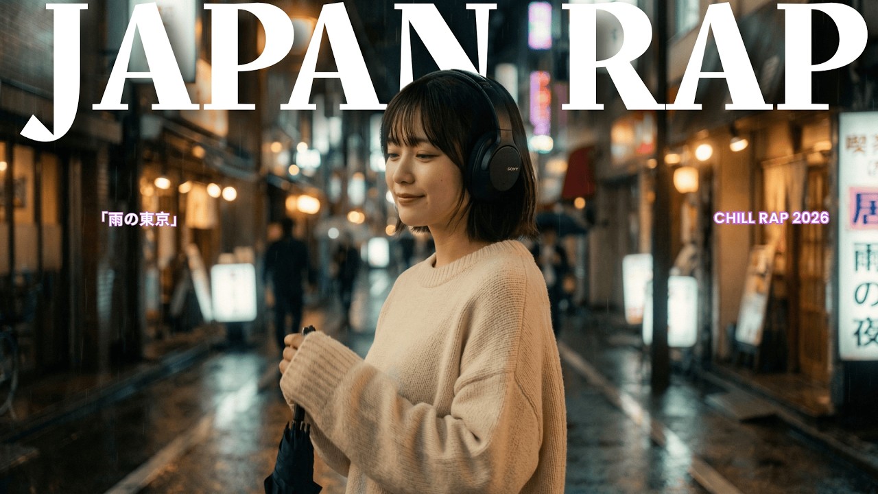 東京ミッドナイト 2026 🌙 Japanese Chill Rap & Neo-Soul | Rainy Night Tokyo Mix
