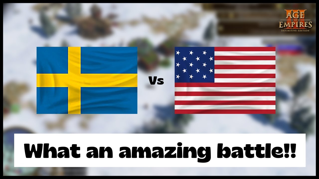 Age of Empires 3- Sweden vs USA | Aileyugg Vs EverProvence | Definitive Edition