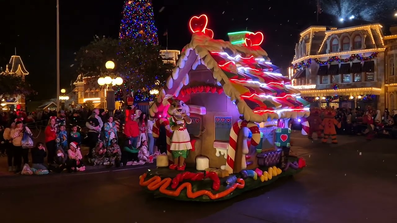 Desfile Navideño Magic Kingdom Mickey's Once Upon a Christmastime Parade 2024