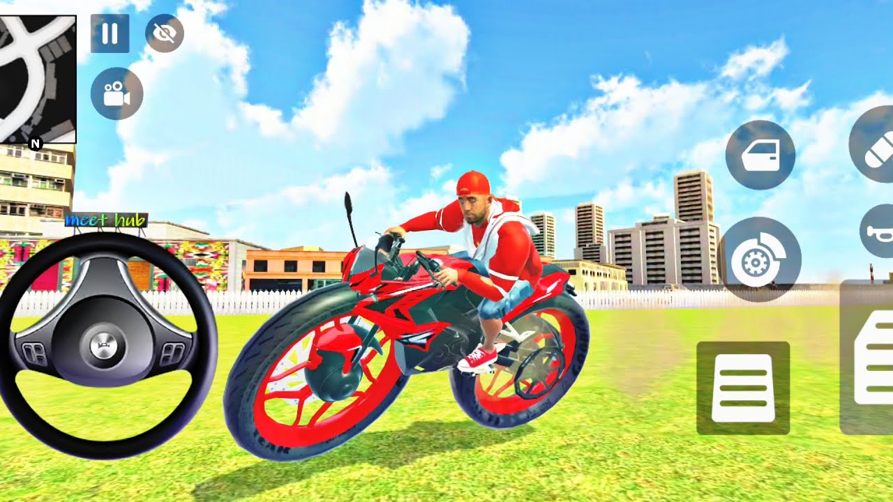 🫣😎Ultimate Vehicle Collection in Indian Theft Auto Simulator 🥰 part-424Franklin All KTM BIKE washing