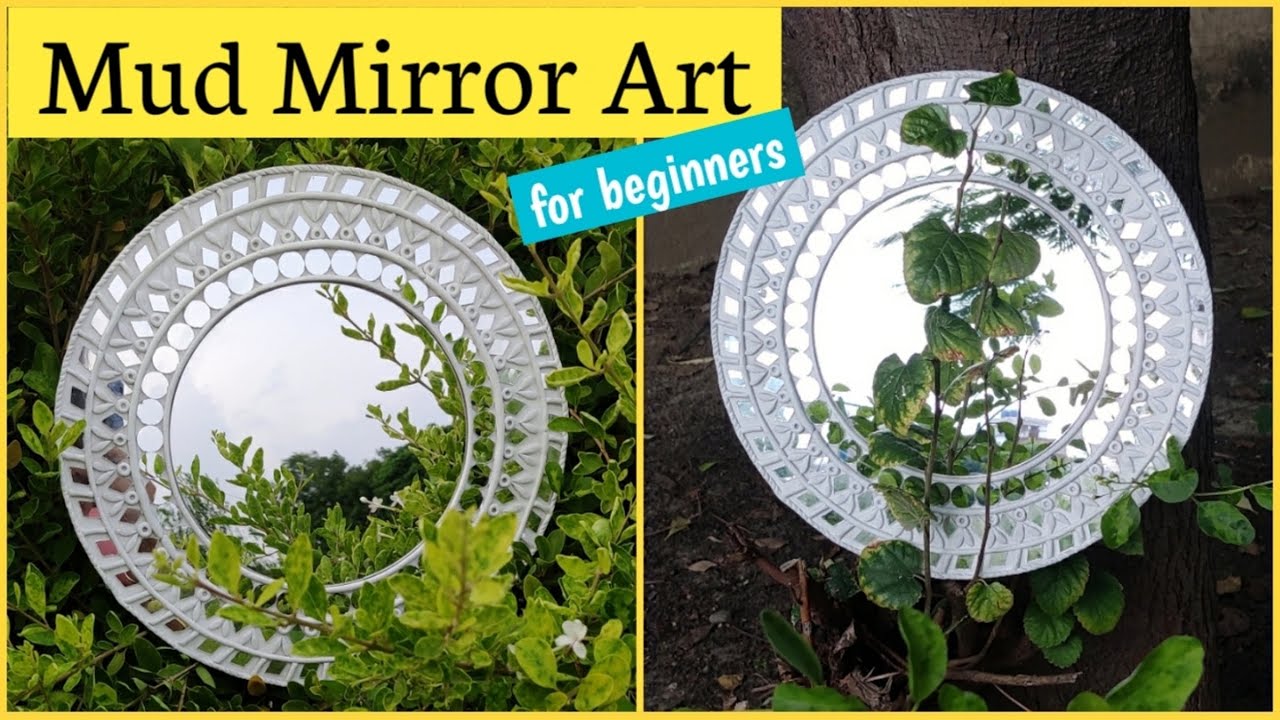 How to make Lippan Art at Home/ #LippanArt #MudMirrorArt #ClayArt #LippanKaam