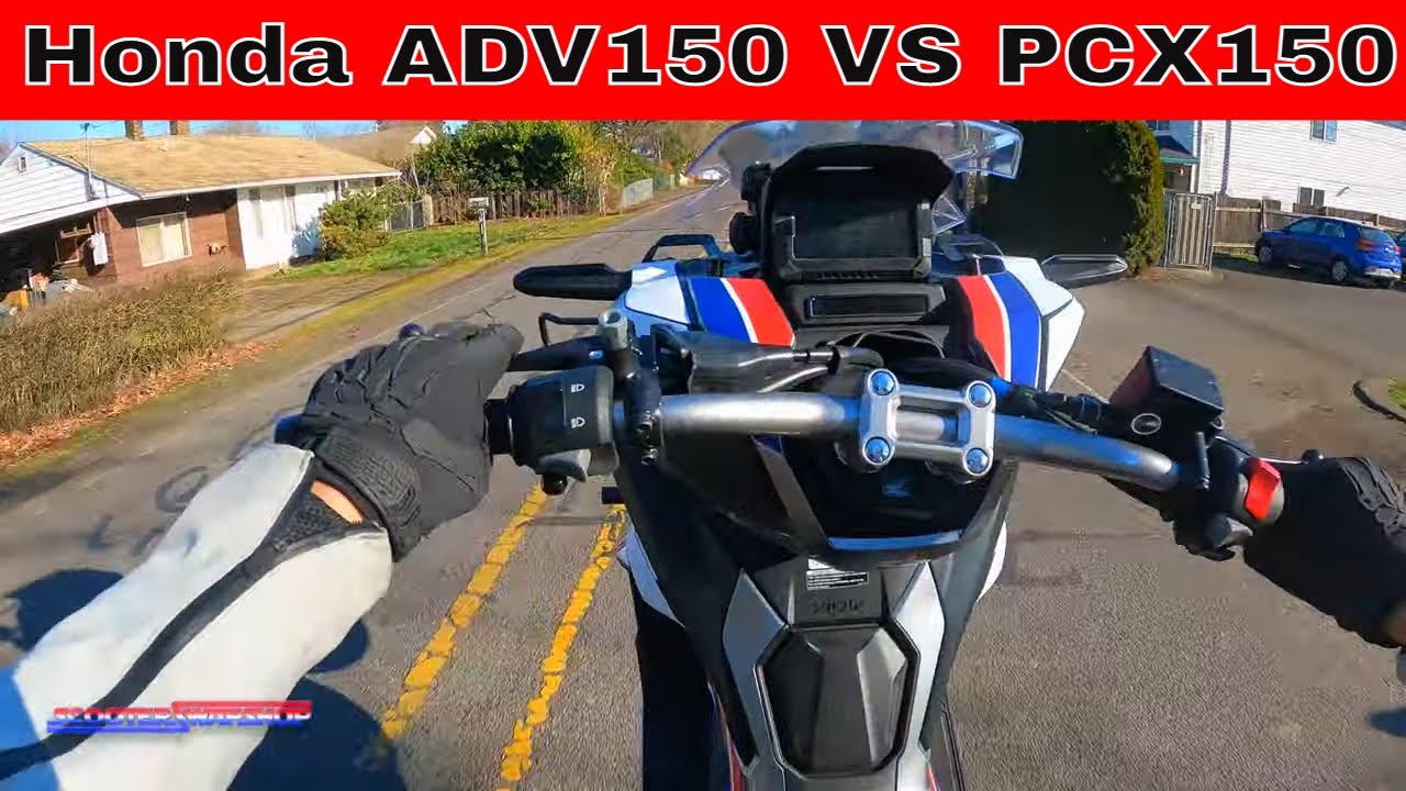 Honda adv 150 vs pcx 150 comparisons