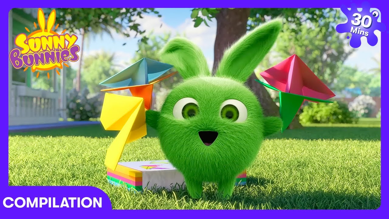 Sunny Bunnies - Gøy med papirfly! | Barne-TV | WildBrain Solskinnbyen