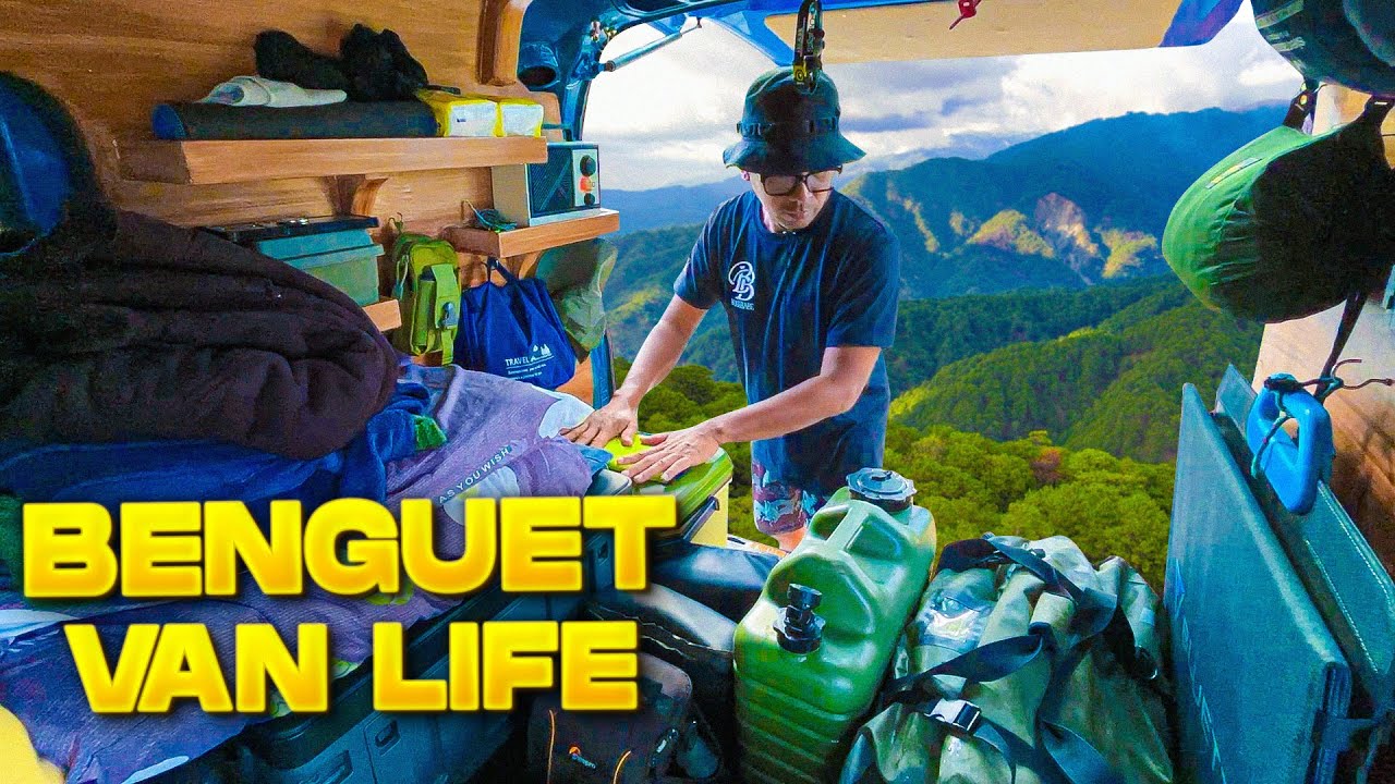 DANGEROUS ROAD SIDE CLIFF CAMPING | Cordillera VanLife