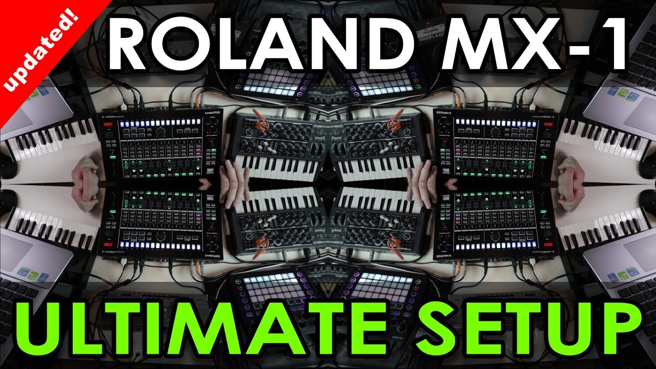 Roland MX-1 Ultimate Setup - Ableton Live updated!