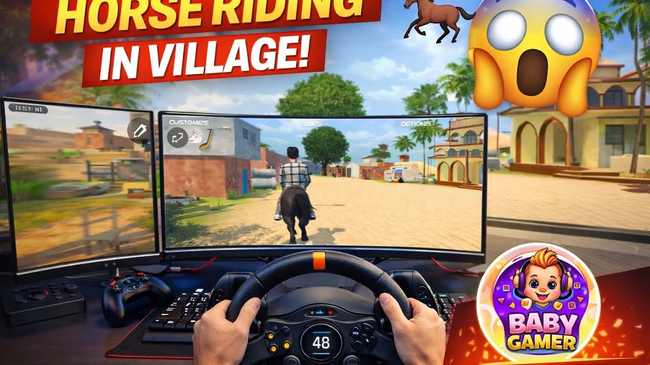 Village Horse Riding Gameplay 🐎 | Amazing Horse Simulator Game#HorseGame#HorseRiding#HorseSimula