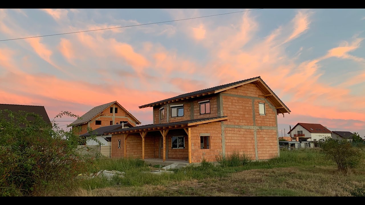 Cum am construit casa la roșu, instalația electrică ,sanitara,termica,ferestrele si usile.Casa PLEȘA