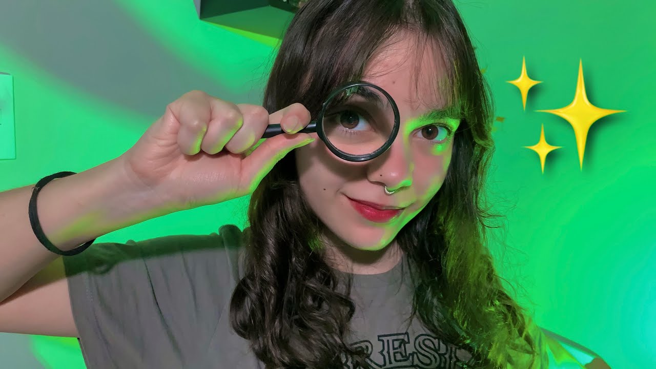 ✨ASMR | Analisando e medindo seu rosto✨