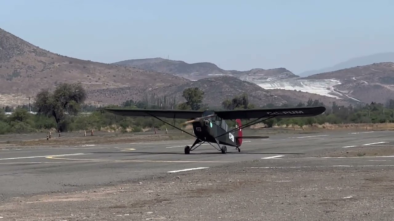 1943 Aeronca L-3B Pruebas de Rodaje