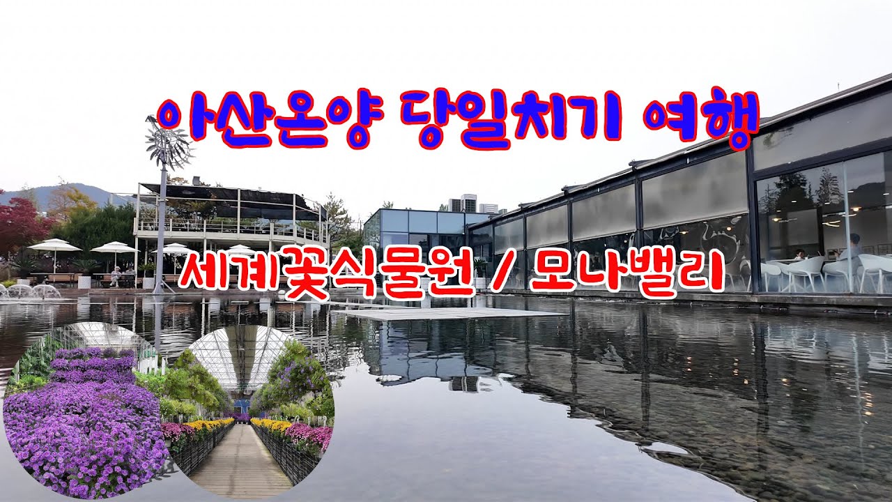 아산, 온양 당일치기 여행(2) - 세계꽃식물원, 모나밸리