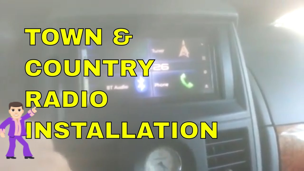 Chrysler Town & Country After-Market Double Din Radio Installation - (Step by Step Guide)