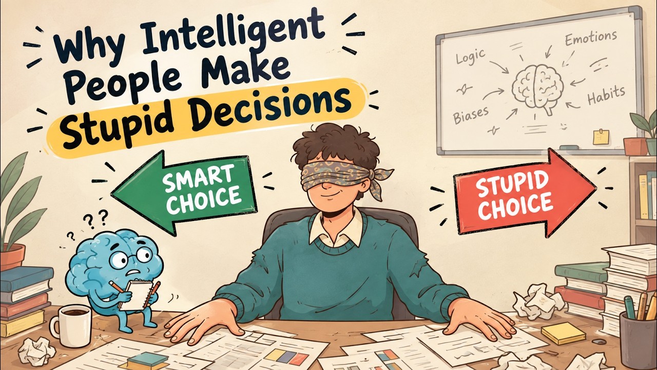 Why Smart People Make Stupid Decisions | Thinkonomics Audiobook