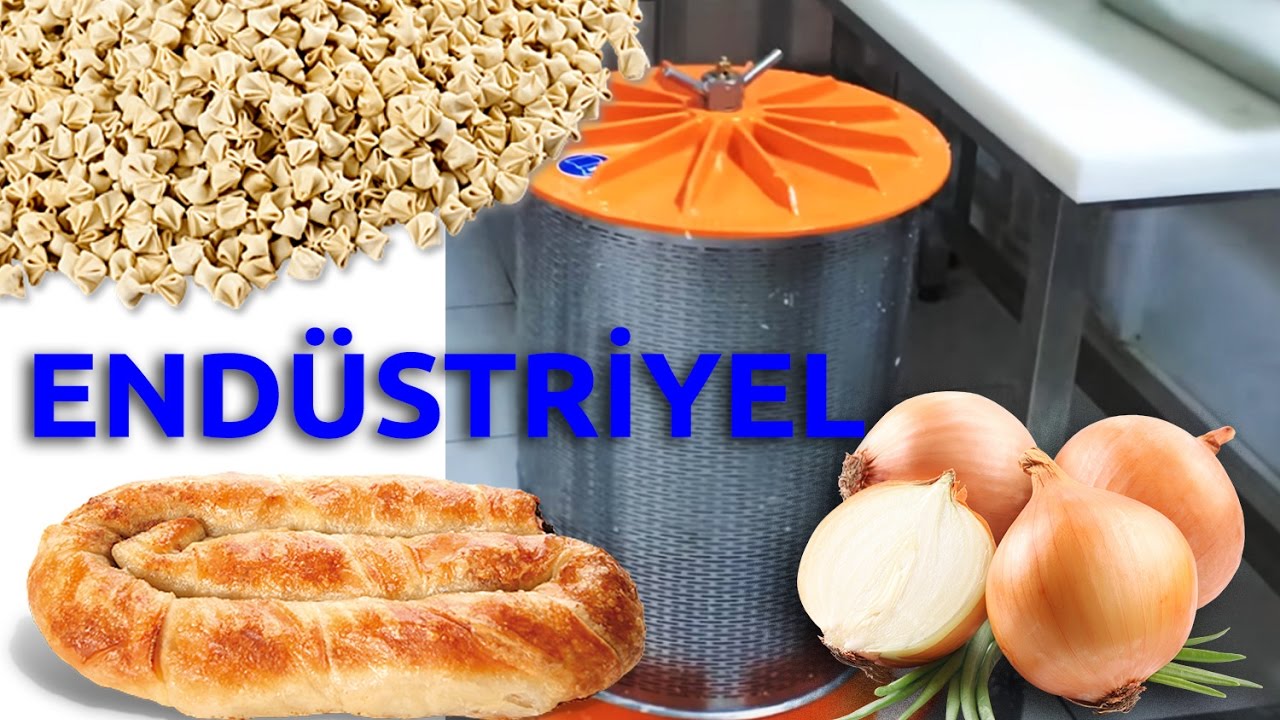 SOĞAN SUYU SIKMA ÇIKARMA MAKİNESİ - MANTI, BÖREK VE PİDECİLER İÇİN