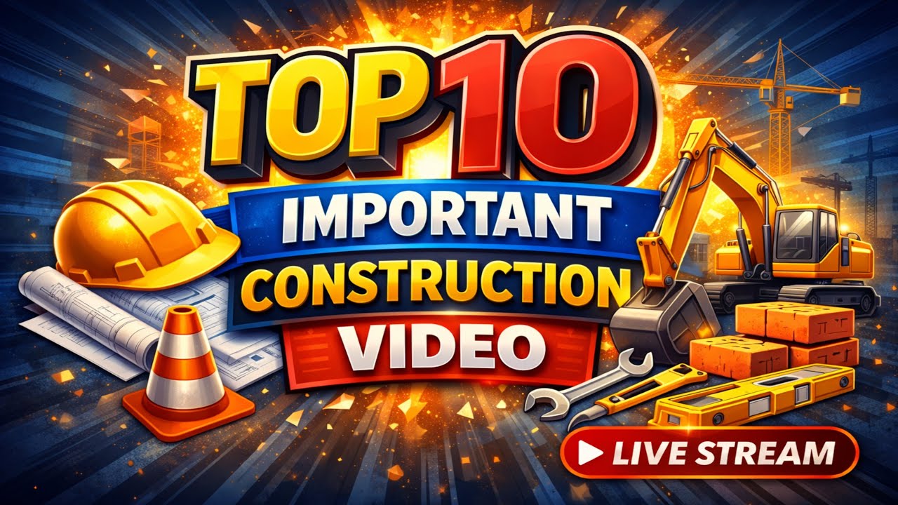Top 5 Important Construction Video is live Now | Bosak Civil Construction