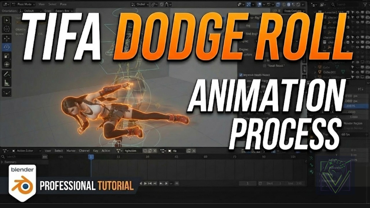 How I Animated Tifa's Dodge Roll — Full Process