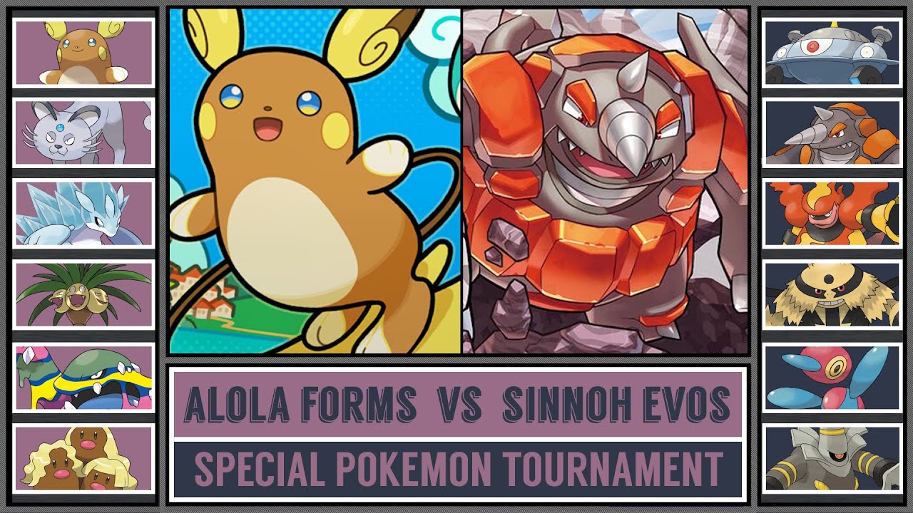 ALOLA FORMS vs SINNOH EVOS | Special Pokémon Tournament [Battle #2]
