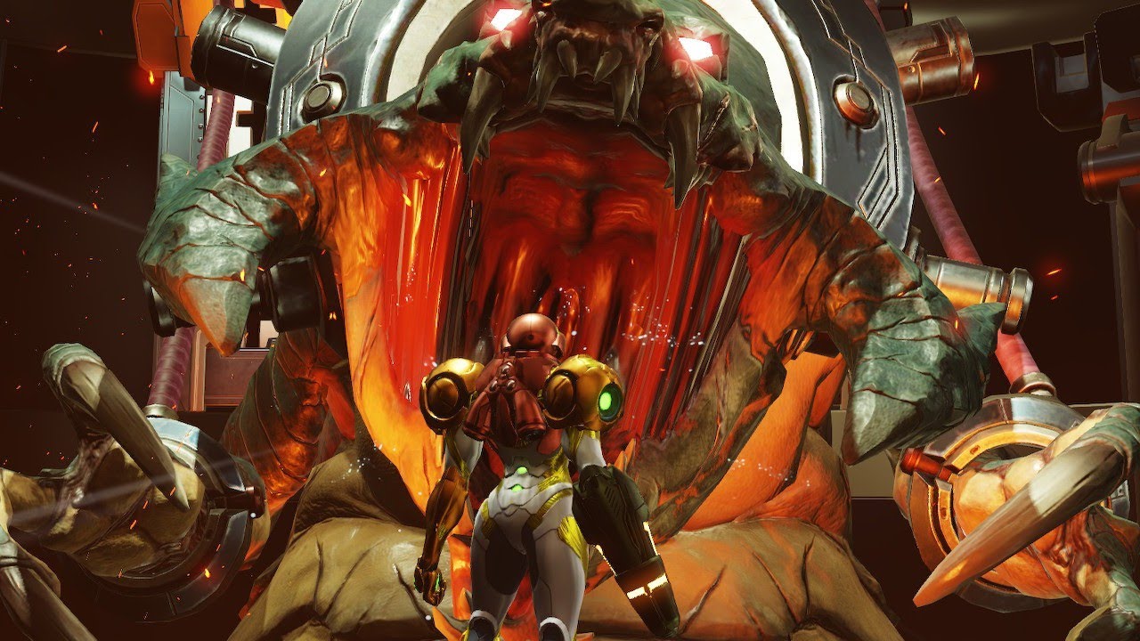 Metroid Dread - Kraid Boss Cinematic Scene