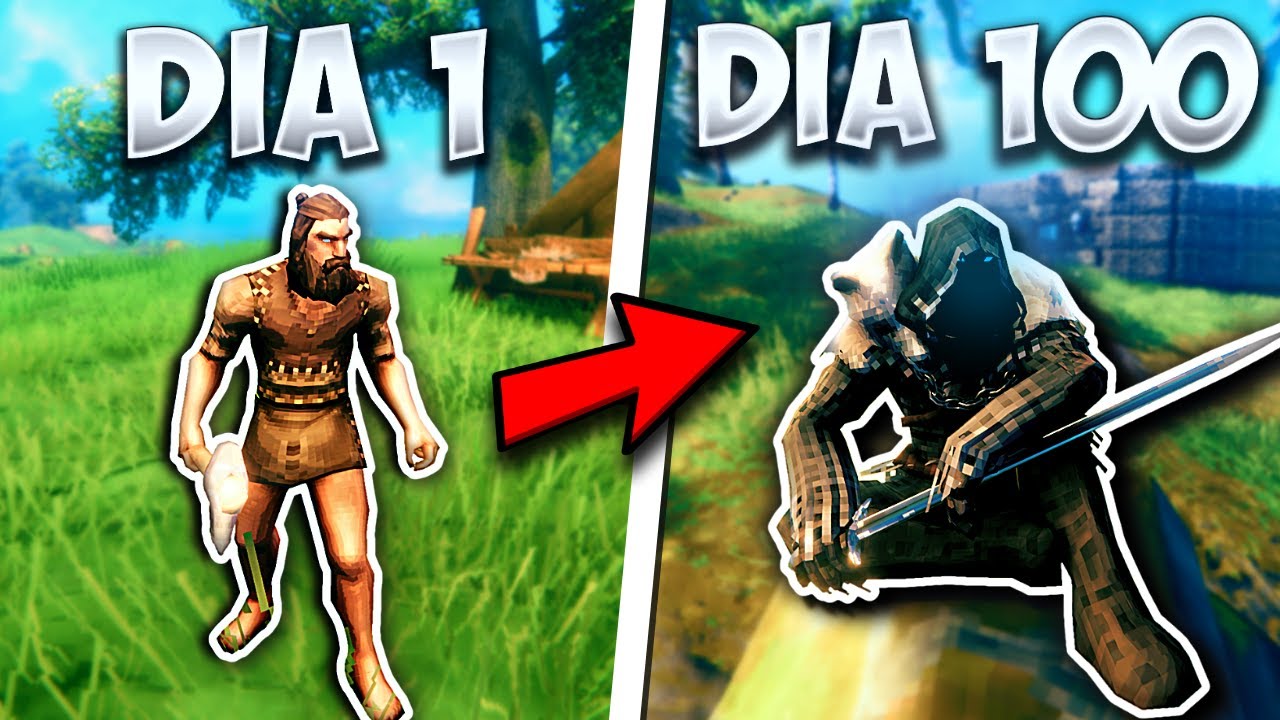 Passei 100 Dias no Valheim