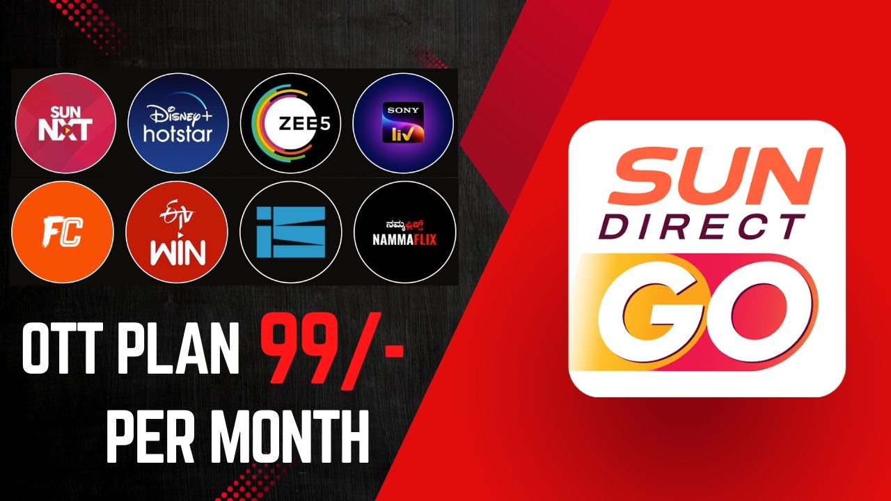 Sun Direct Go OTT Plan, Price and Activation - മലയാളം - SunDirectGo App