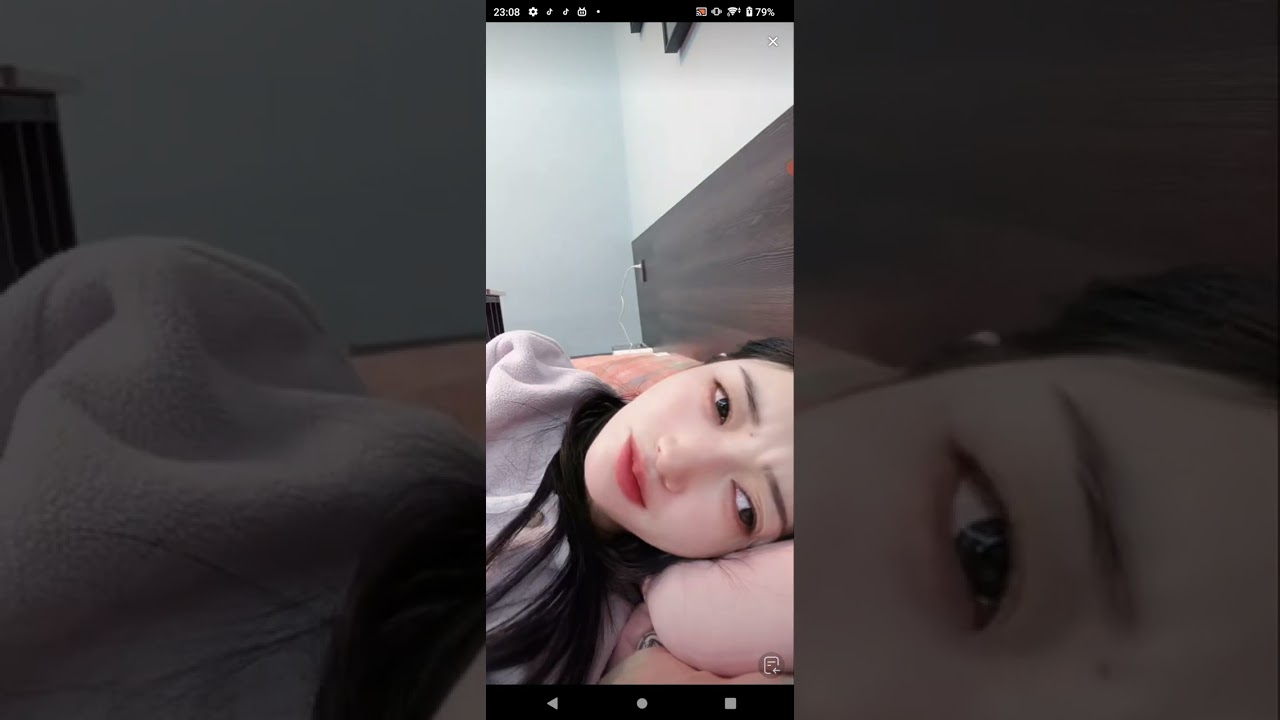 Girl sleep drool